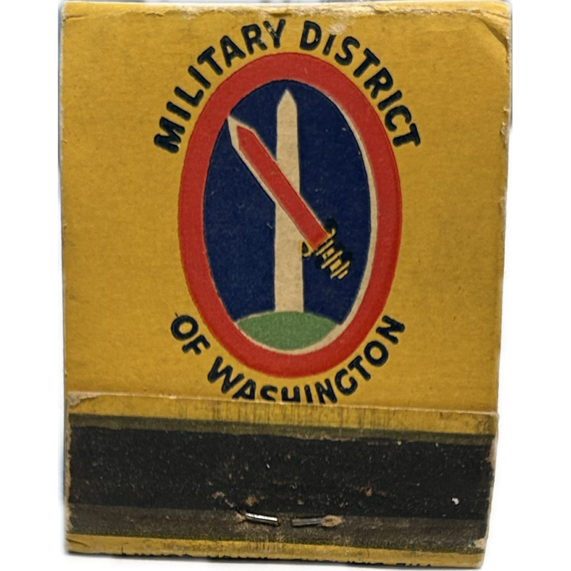 Pochette d'allumettes, Military Distrcit of Washington, complète