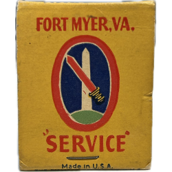 Pochette d'allumettes, Military Distrcit of Washington, complète