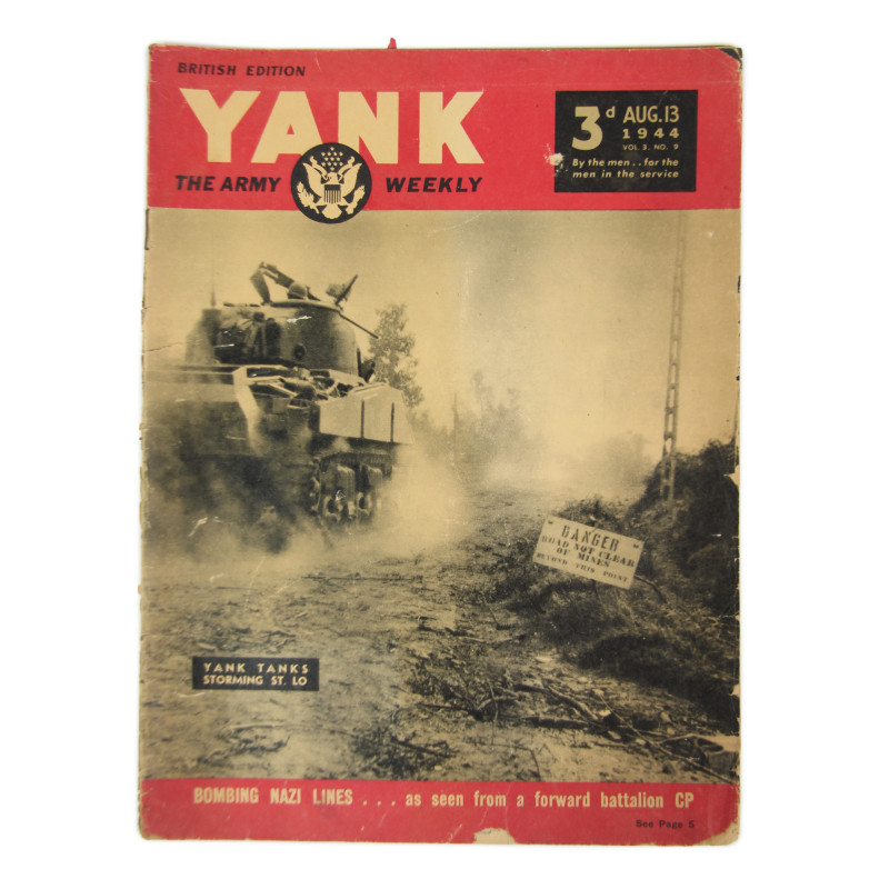 Magazine, YANK, August 13, 1944, St. Lo, British Edition
