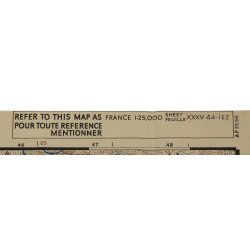 Carte Drop Zone Operation Dragoon, annotée, FATF