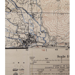 Carte Drop Zone Operation Dragoon, annotée, FATF