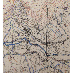 Carte Drop Zone Operation Dragoon, annotée, FATF