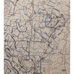 Carte Drop Zone Operation Dragoon, annotée, FATF