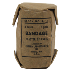 Bandage de plâtre, item N° 2-115, Corpsman