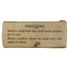 Boîte de tampons de teinture d'iode, Handy Pad Supply, Oct. 1942