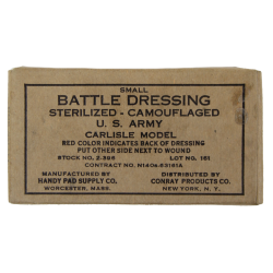 Pansement, Small Battle Dressing Sterilized, US Navy contract N140S (corpsman)