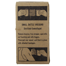 First-Aid, Small Battle Dressing Sterilized, US Navy contract N140S (corpsman)