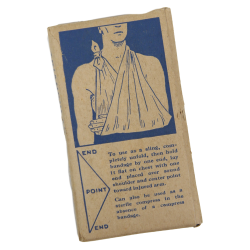 Bandage stérile triangulaire, N140s, HANDY PAD SUPPLY CO., 1943