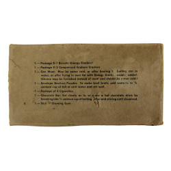 Ration K, Supper Unit, premier type, complète