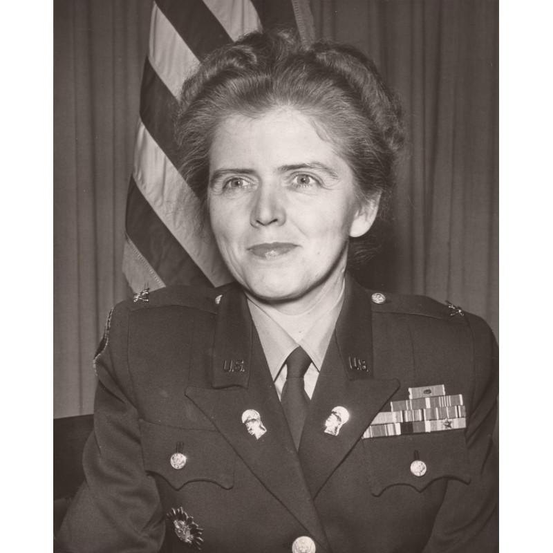 Paire d'insignes de col officier, WAC / WAAC