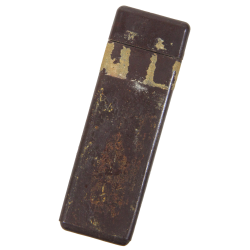 Case, Bakelite, German, for Anti-Gas Tablets, Skin Decontamination, 1939