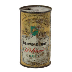 Can, Beer, BROWN DERBY, Empty, 1941