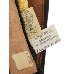 Calot officier, chocolat, taille 57, nominatif