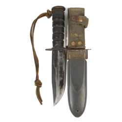 Couteau de combat, MK 2, CAMILLUS, US Navy, avec fourreau, raccourcis