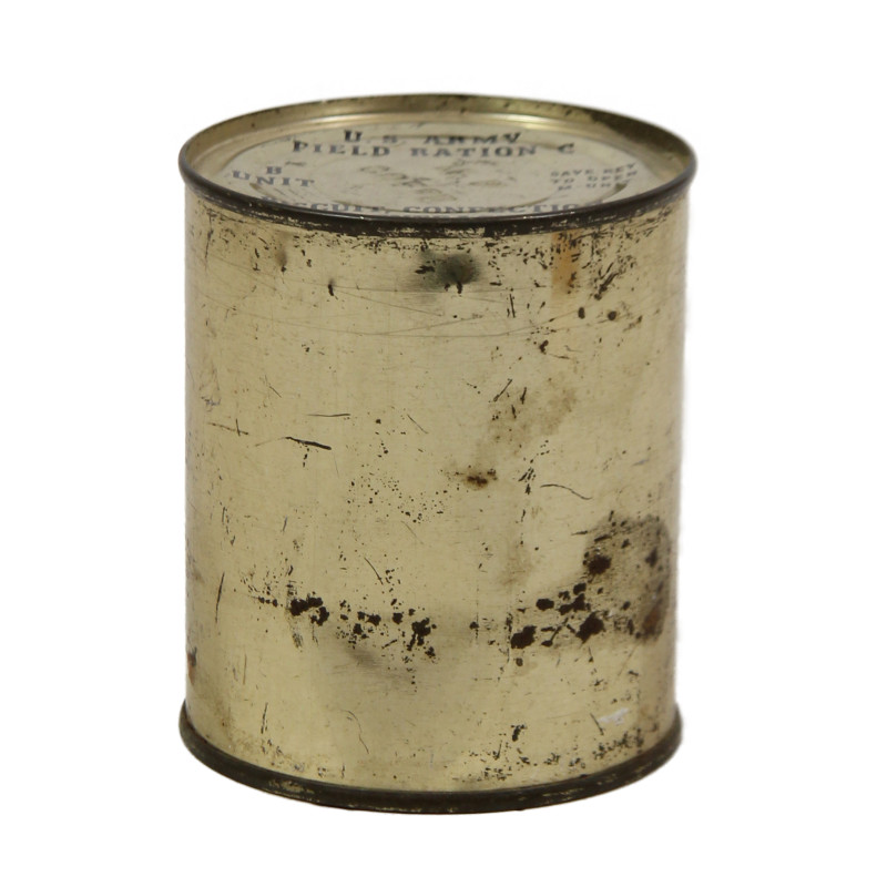 Boîte de ration, B Unit, US Army, Field Ration C, pleine