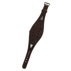 Bracelet de montre en cuir, avec cache