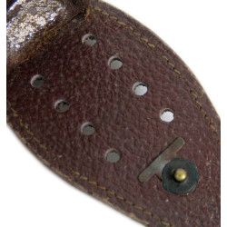 Bracelet de montre en cuir, avec cache
