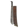 Machete, M-1942, COLLINS & CO., Legitimus, 1942, with Leather Scabbard, ALCO 42, Modified, Named, Normandy