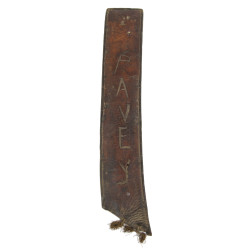 Machete, M-1942, COLLINS & CO., Legitimus, 1942, with Leather Scabbard, ALCO 42, Modified, Named, Normandy