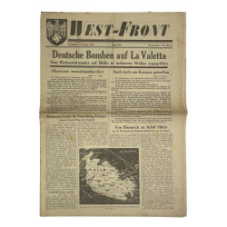 Newspaper, German, West-Front, January 18, 1941