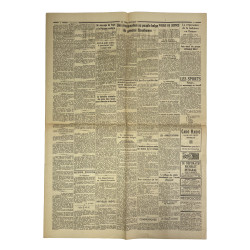 Journal belge, La Libre Belgique, 9 septembre 1944