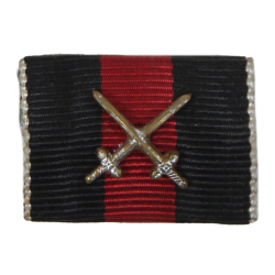 Barre de ruban, Médaille des Sudètes, avec épées