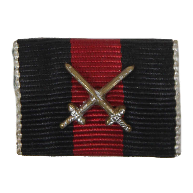 Barre de ruban, Médaille des Sudètes, avec épées