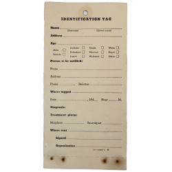 Etiquette de blessé, Emergency Medical Tag (EMT)
