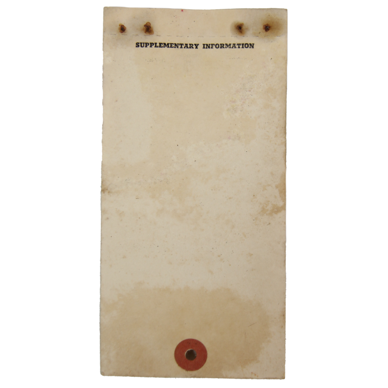 Etiquette de blessé, Emergency Medical Tag (EMT)