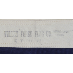 Flag, US, 48 Stars, Embroidered, VALLEY FORGE FLAG CO., 5 x 9 ½ Ft.