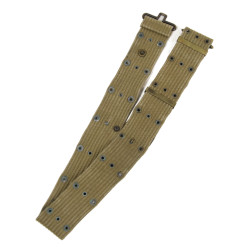 Ceinturon M-1936, boucles en laiton, matricule partiel