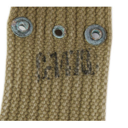 Belt, Pistol, M-1936, Brass Buckles, Laundry Number