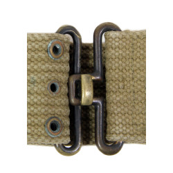 Ceinturon M-1936, boucles en laiton, matricule partiel