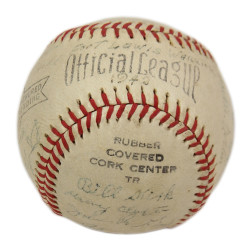 Baseball, Wilson, Signed, Fort Lewis, 1942