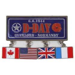 Magnet, Allied Flags, Charms