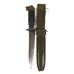 Couteau USM3, modifié, sabre d'officier allemand, avec fourreau USM8 1er type