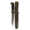 Knife, Trench, USM3, Modified, German Officer's Sword, with USM8 Scabbard, 1st Type