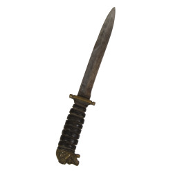 Knife, Trench, USM3, Modified, German Officer's Sword, with USM8 Scabbard, 1st Type