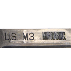 Knife, Trench, USM3 KINFOLKS, INC. on Blade, Modified, with USM8 Scabbard