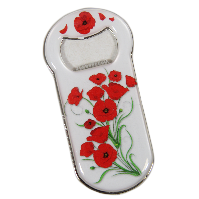 Magnet, Bottle Opener, Poppies