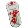 Magnet décapsuleur, Coquelicot Magnet décapsuleur, Coquelicot