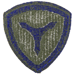 Patch, 3rd Service Command, Green Back, 1943