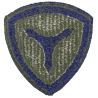Patch, 3rd Service Command, Green Back, 1943 Patch, 3rd Service Command, Green Back, 1943