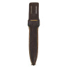 Knife, Aluminium Hilt, with Leather Scabbard, Handcrafted, Named