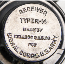 Receivers (Earphones), Type R-14, US Army, KELLOGG S.&S. CO.