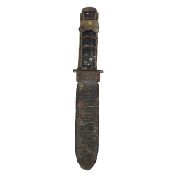 Couteau de combat, MK 2, KA-BAR, US Navy, avec fourreau chattertoné