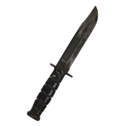 Knife, Fighting, MK 2, KA-BAR, US Navy, with Scabbard, Taped