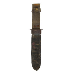 Knife, Fighting, MK 2, KA-BAR, US Navy, with Scabbard, Taped