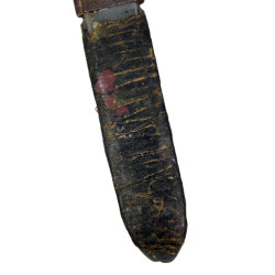 Knife, Fighting, MK 2, KA-BAR, US Navy, with Scabbard, Taped