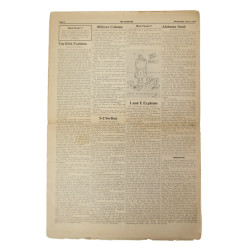 Newspaper, The Screamer, 502nd PIR, 101st Airborne Division, June 6, 1945, Volume 1, Number 1